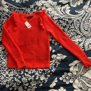 Banana Republic Ruffle Shoulder Sweater